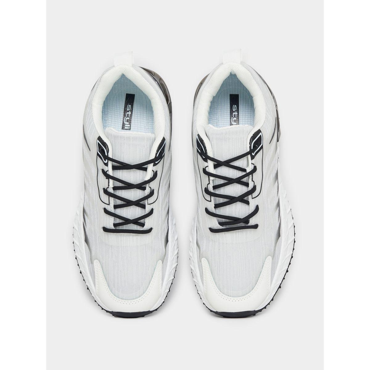 Styli Air Cushion Sole Wings Design Lace Up Sneakers-men-shoes-sneakers-image-6