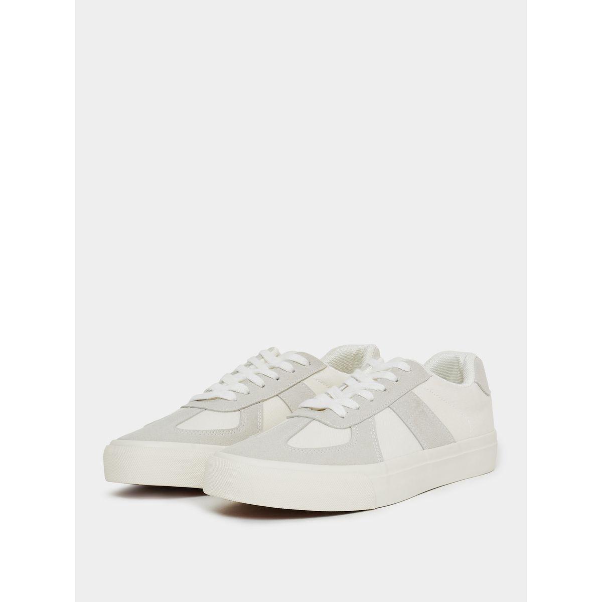 Styli Panelled Lace-Up Sneakers-men-shoes-sneakers-image-1