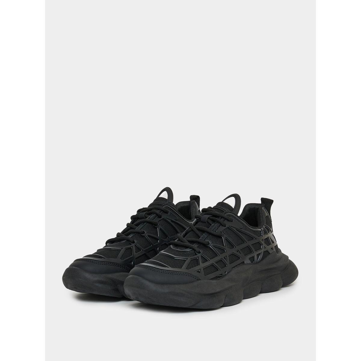 حذاء سنيكرز بنعل شانكي وتفاصيل محبوكة-men-shoes-sneakers-image-1