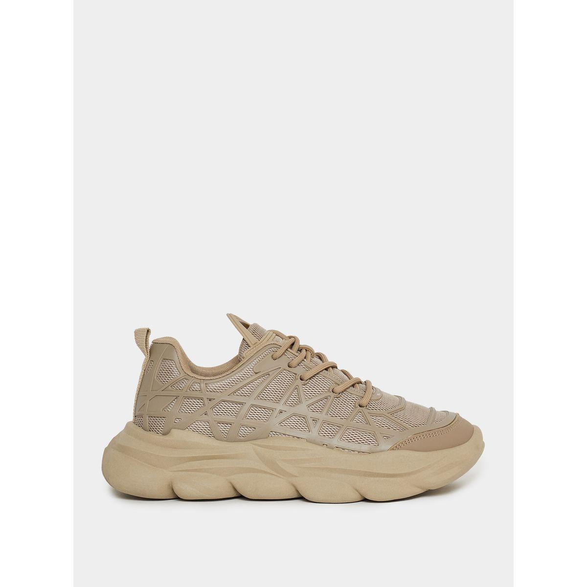 Styli Knitted Abstract Piping Chunky Sole Sneakers-men-shoes-sneakers-image-2