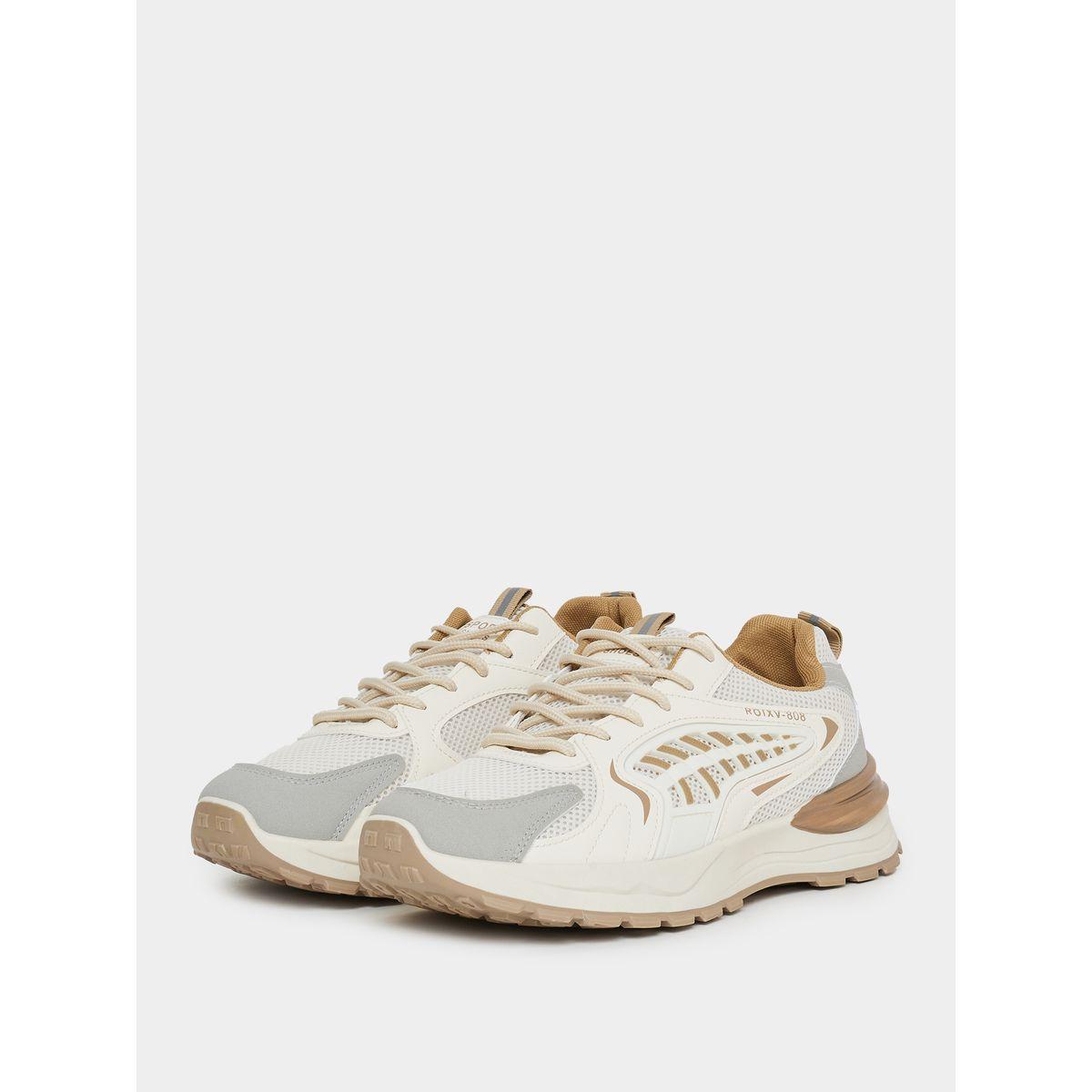 Styli Thick Sole Lace-Up Knitted Sneakers-men-shoes-sneakers-image-1