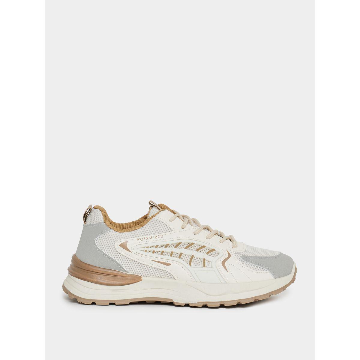 Styli Thick Sole Lace-Up Knitted Sneakers-men-shoes-sneakers-image-2