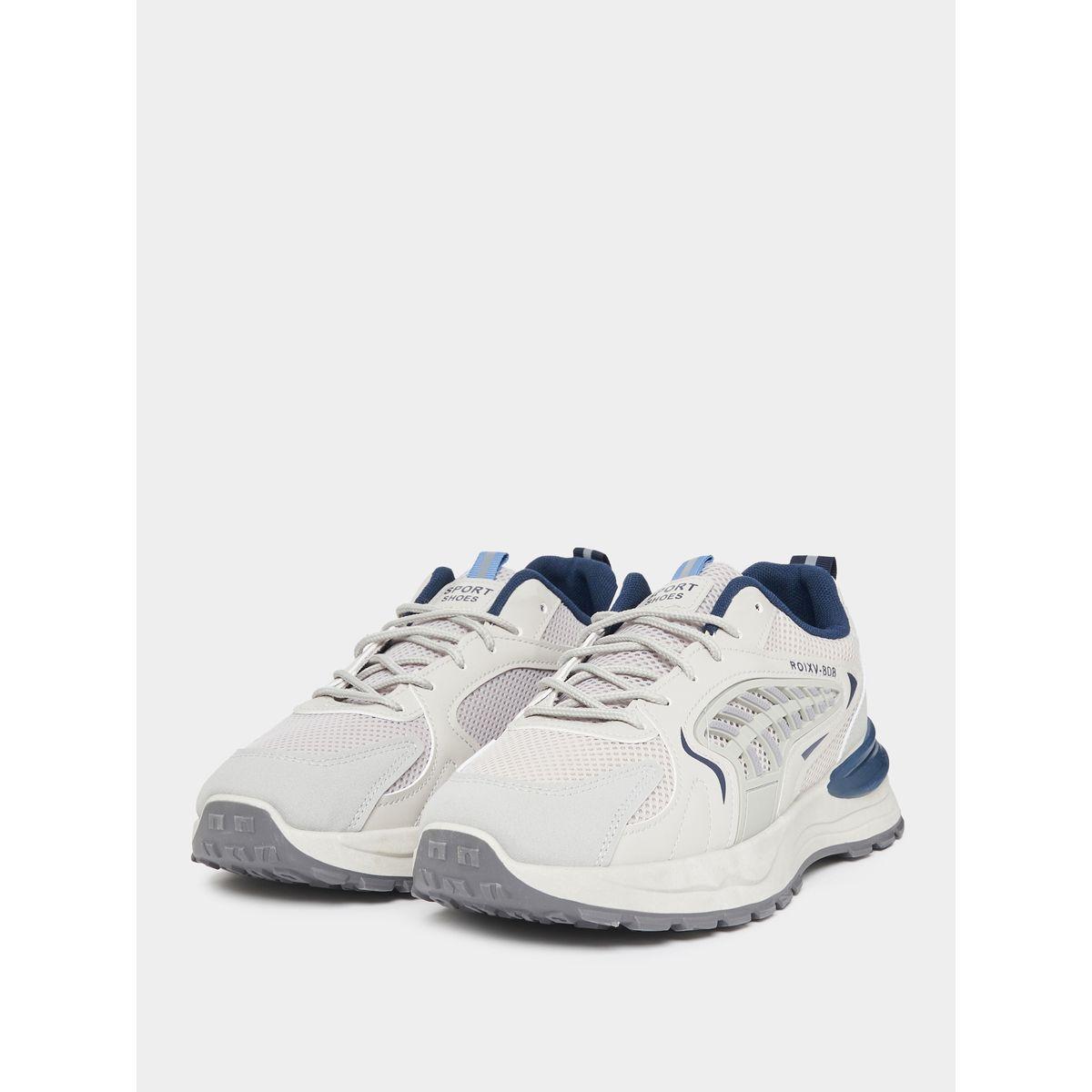 حذاء سنيكرز محبوك برباط غلق-men-shoes-sneakers-image-1