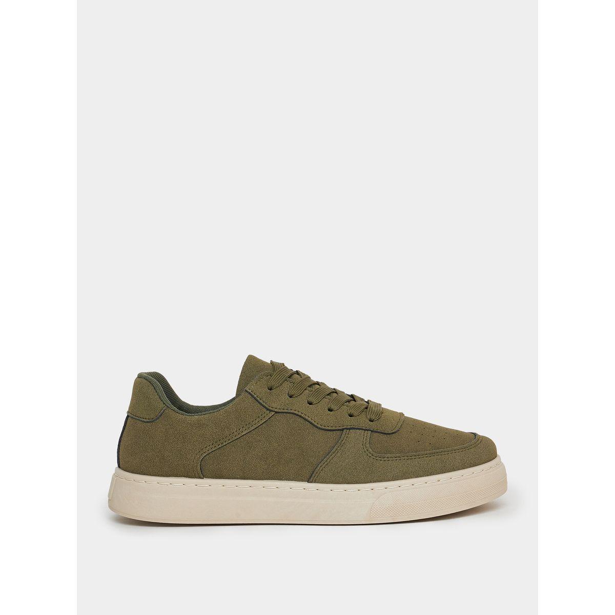 Styli Canvas Look Skateboard Platform Sole Sneakers-men-shoes-sneakers-image-2