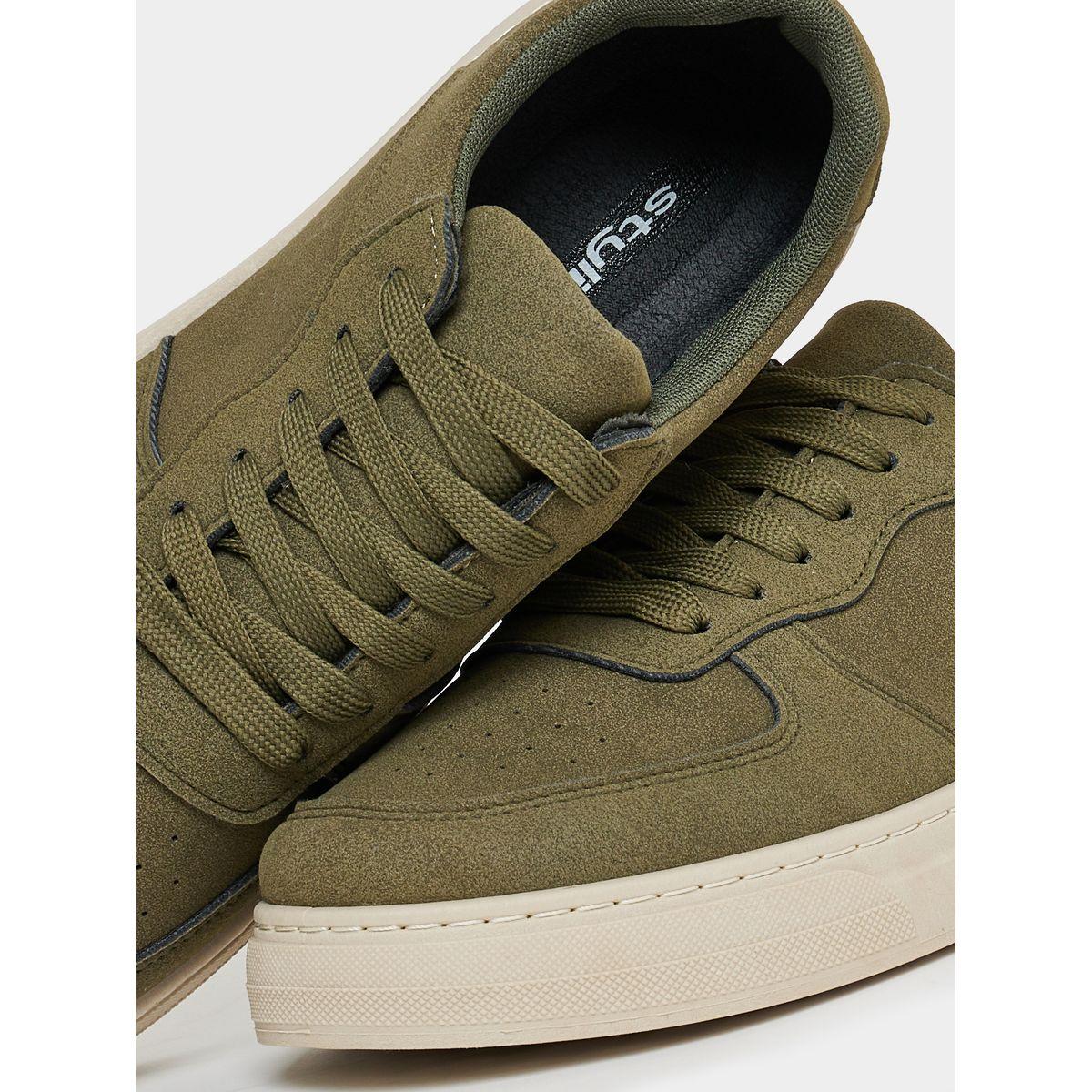 حذاء سنيكرز بنعل بلاتفورم ورباط غلق-men-shoes-sneakers-image-4