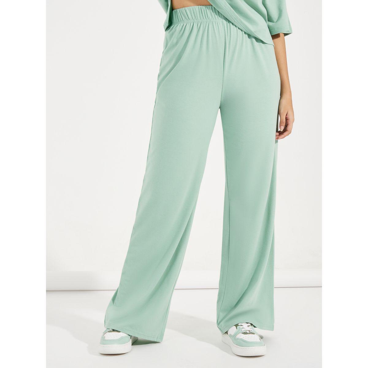 Styli Drop Shoulder Boxy T-Shirt & Straight Leg Pants Co-Ords-women-clothing-coordsets-image-5