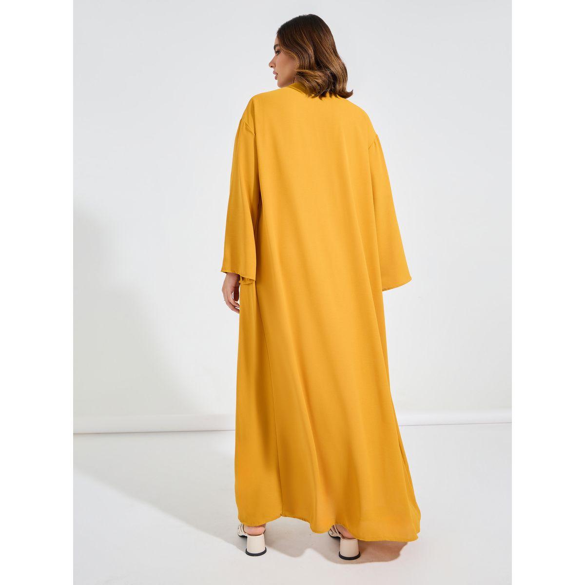 Styli Open Front Long Sleeves Maxi Kimono-women-clothing-shirtsandblouses-shirts-image-4