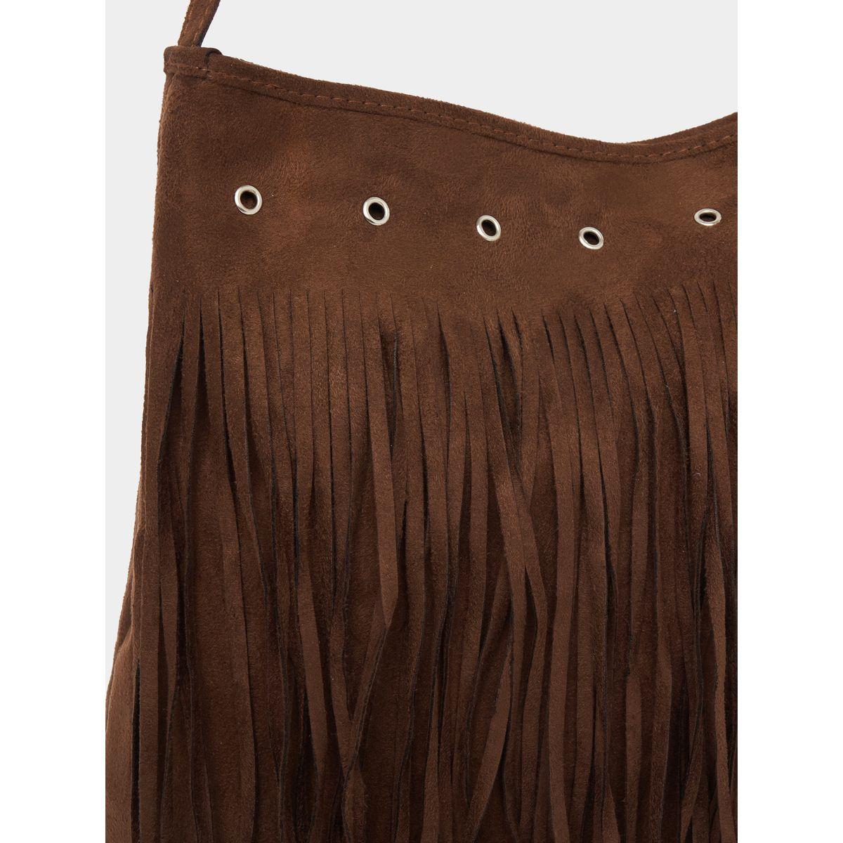 Styli Suede Look Fringe Shoulder Bag-women-bagsandwallets-handbags-image-5