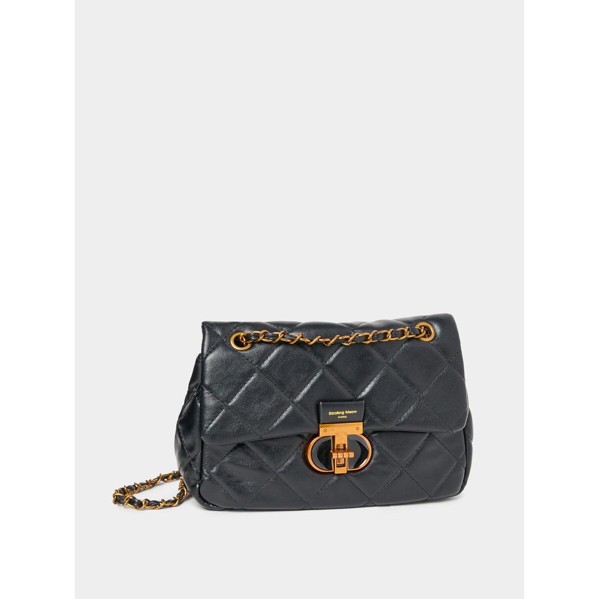 Styli Quilted Flap Accent Shoulder Bag-women-bagsandwallets-handbags-image-1