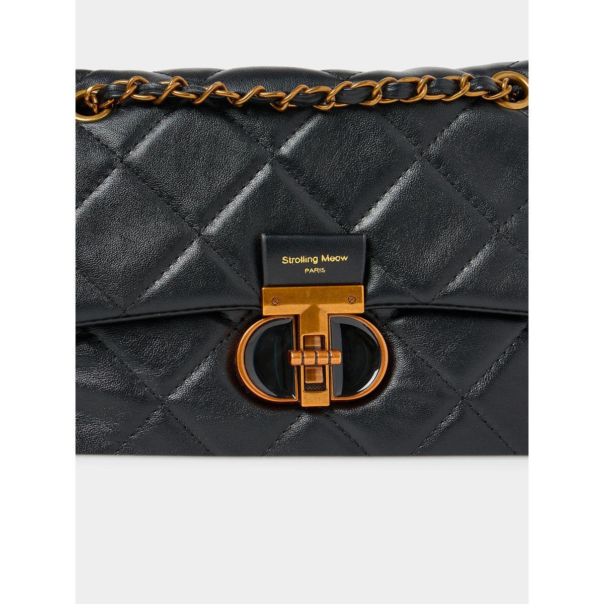 Styli Quilted Flap Accent Shoulder Bag-women-bagsandwallets-handbags-image-5