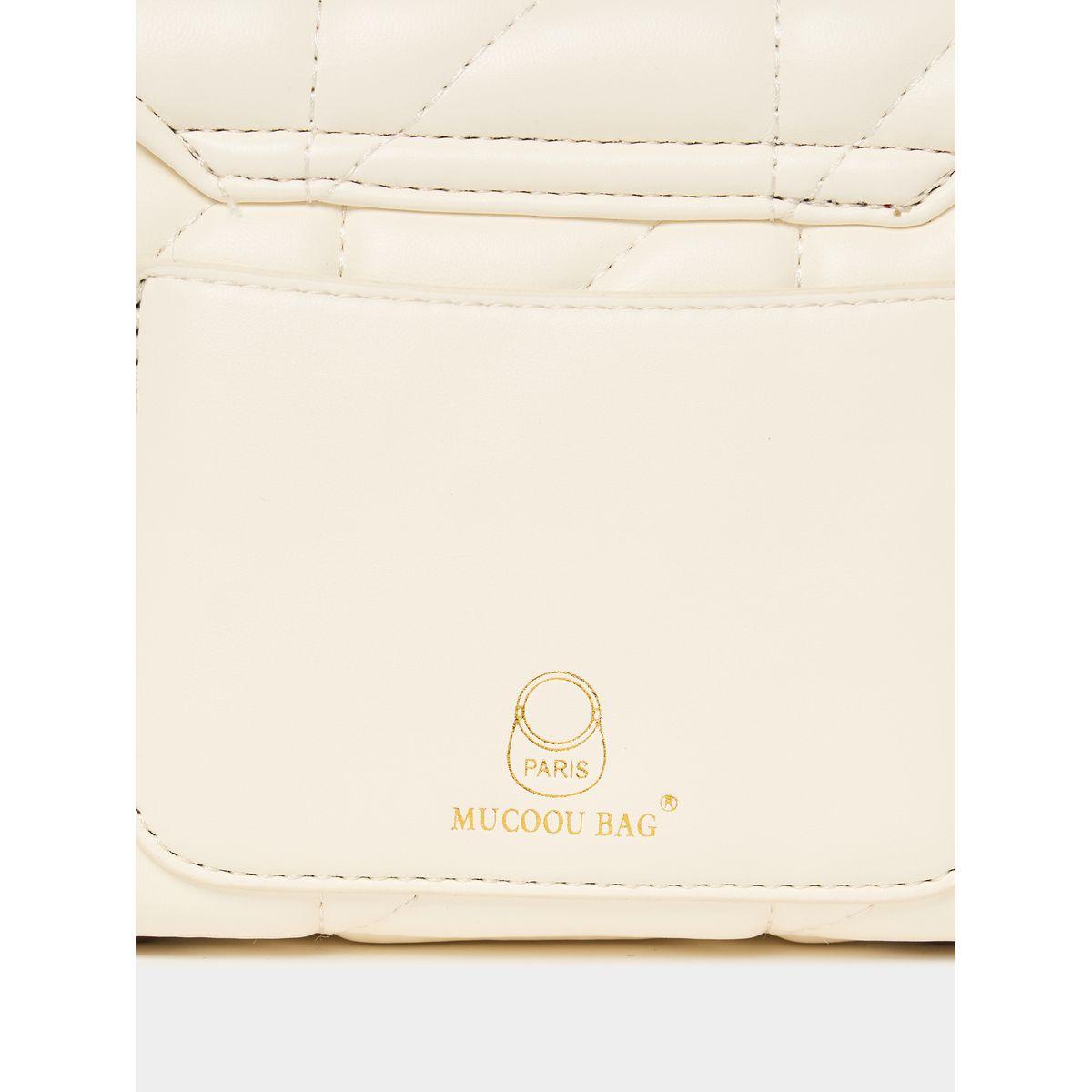شنطة بتفاصيل بارزة الملمس مع حمالة بنمط سلسلة-women-bagsandwallets-handbags-image-6