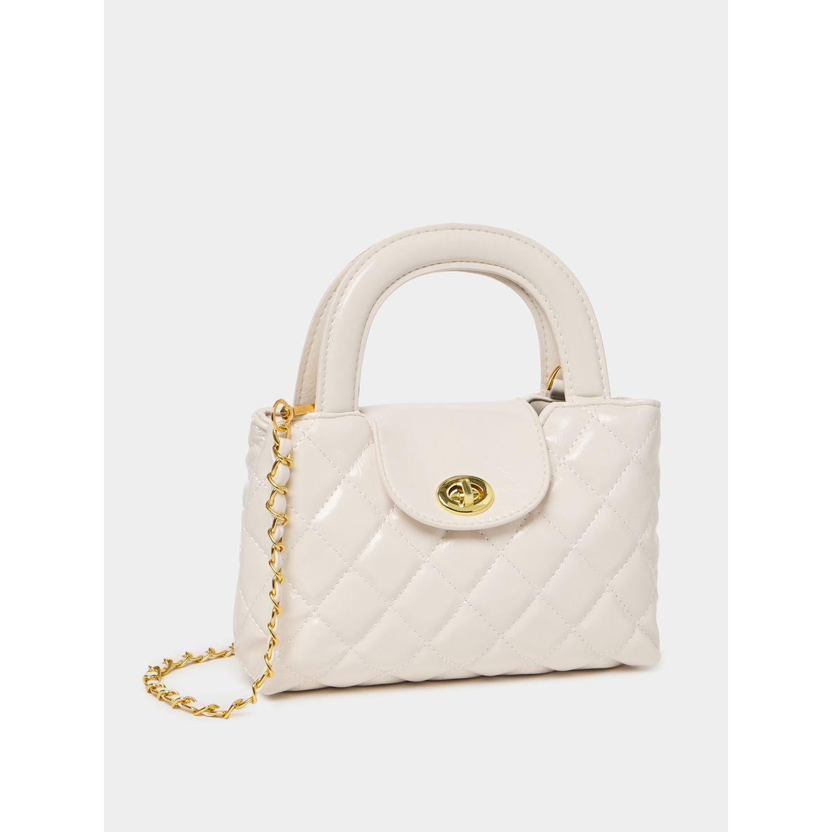 شنطة ساتشيل بقفل دوار وتفاصيل بارزة الملمس-women-bagsandwallets-handbags-image-1