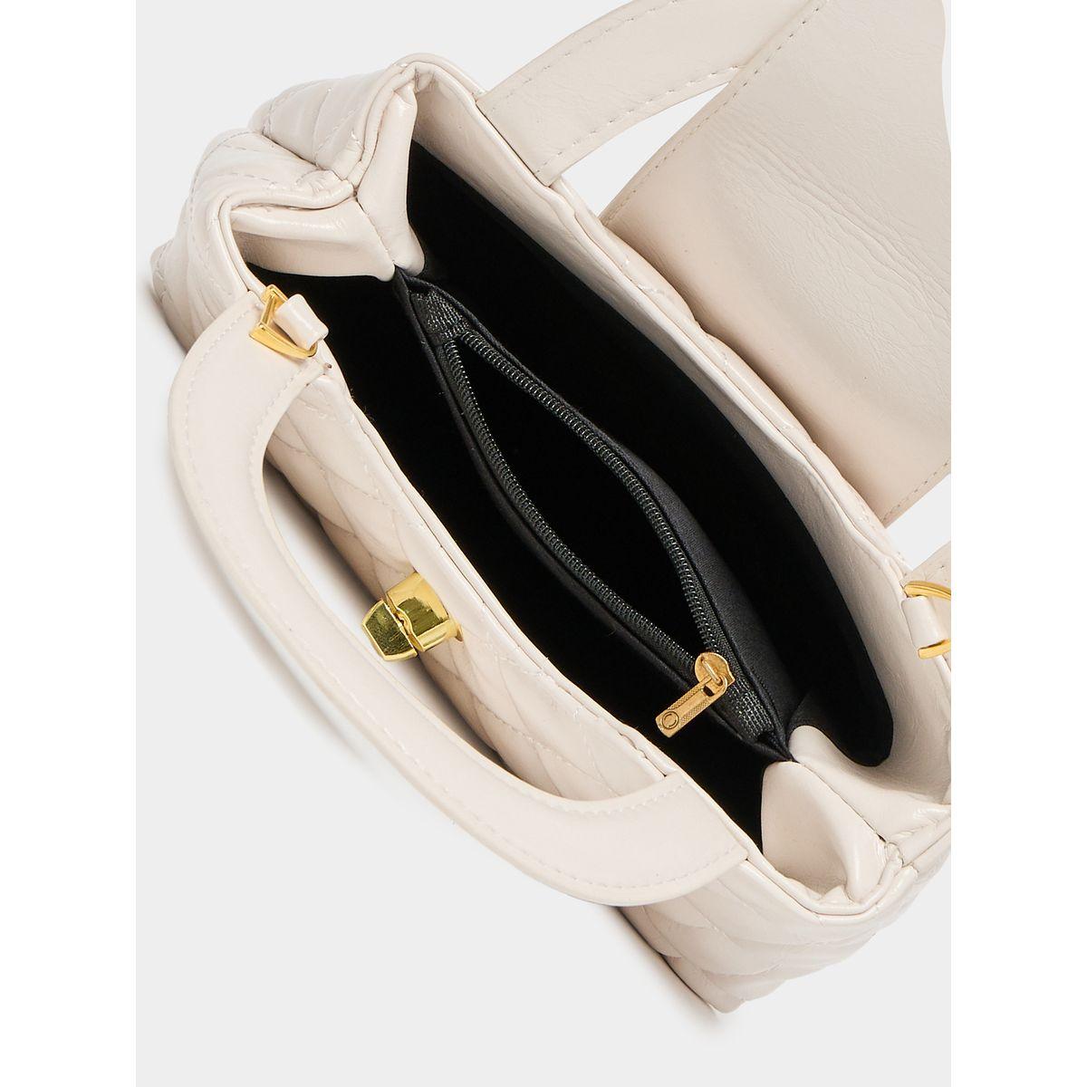 شنطة ساتشيل بقفل دوار وتفاصيل بارزة الملمس-women-bagsandwallets-handbags-image-3