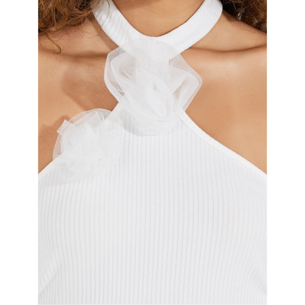 فستان ميدي بياقة هولتر وحافة غير متماثلة الطول-women-clothing-dresses-image-3