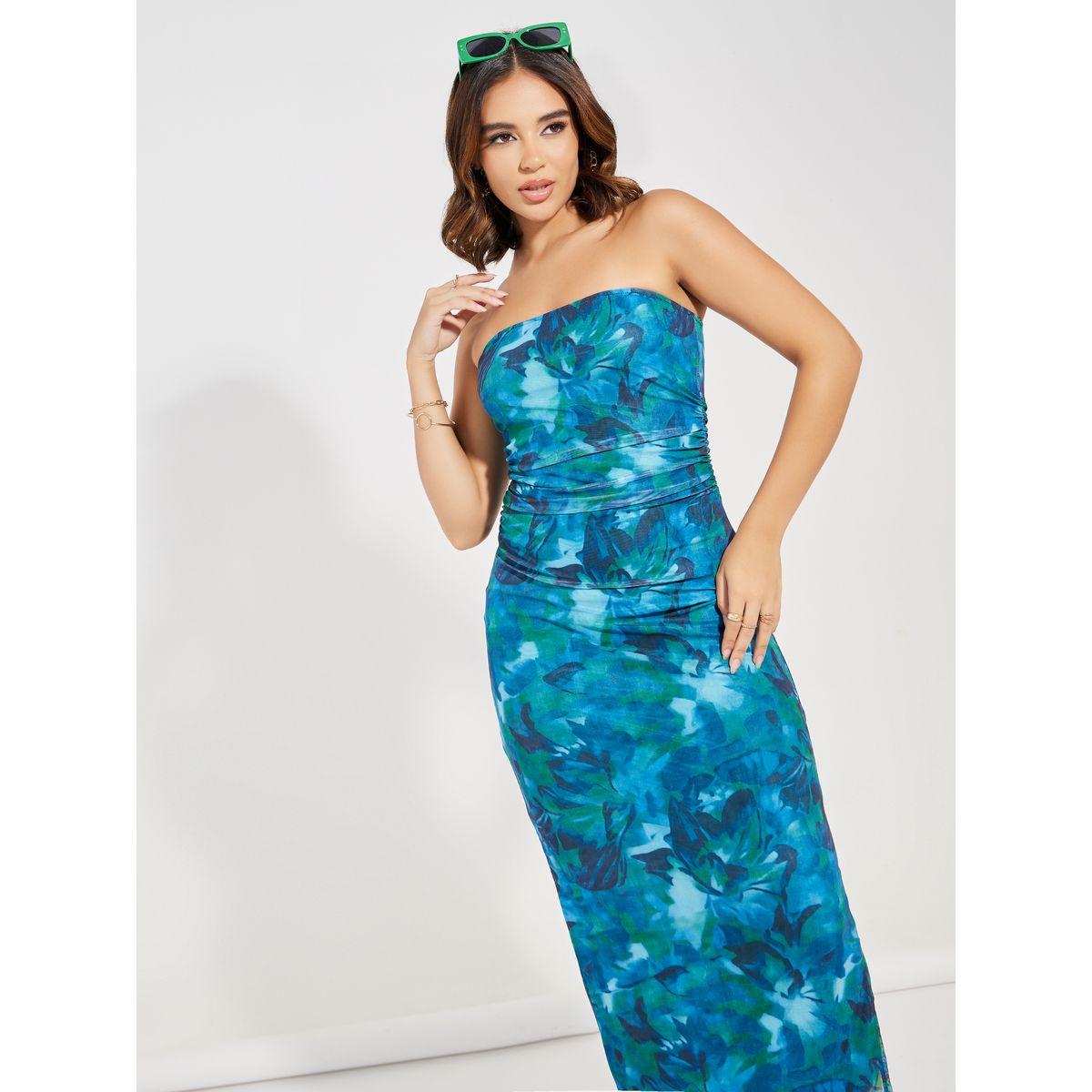فستان طويل ضيق بياقة باندو-women-clothing-dresses-image-6