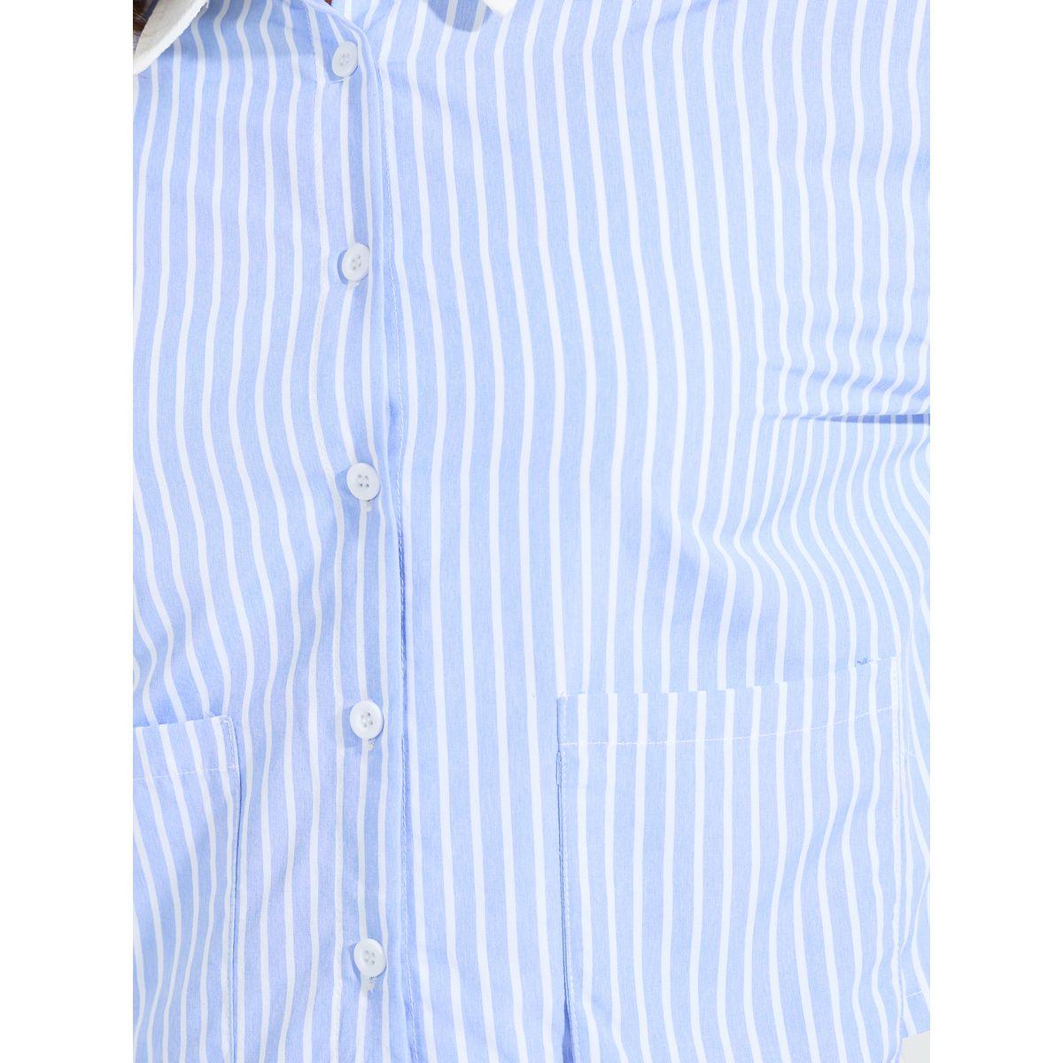 Styli Elevate Striped Dropped Shoulder Boxy Crop Shirt-women-clothing-shirtsandblouses-shirts-image-4