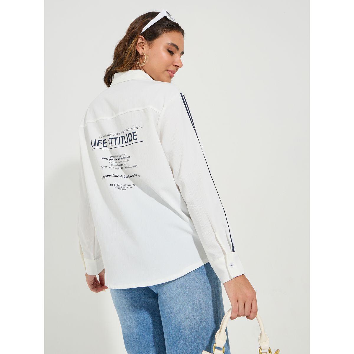 بلوزة فضفاضة مطبعة بطبعة كتابة-women-clothing-shirtsandblouses-shirts-image-1