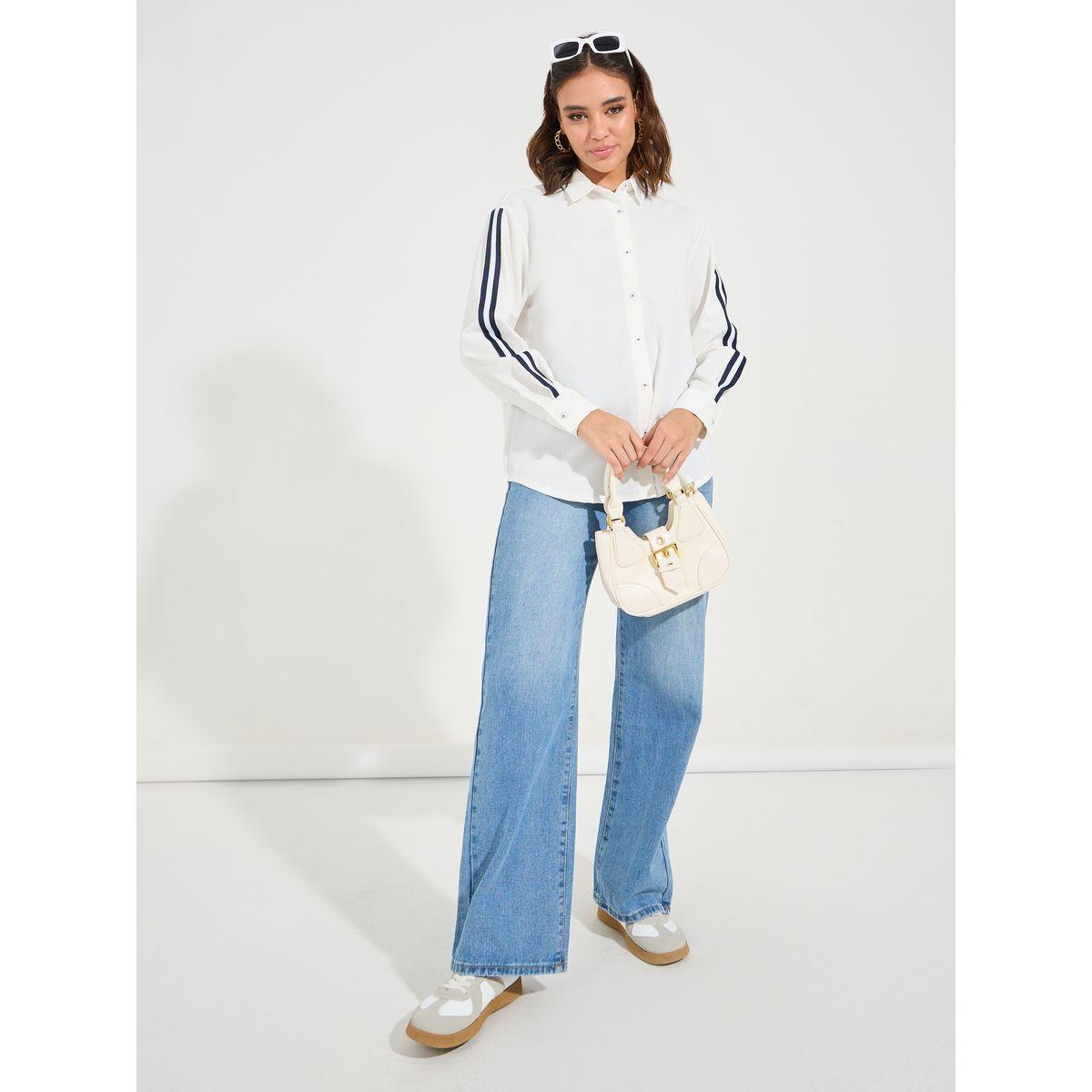بلوزة فضفاضة مطبعة بطبعة كتابة-women-clothing-shirtsandblouses-shirts-image-2