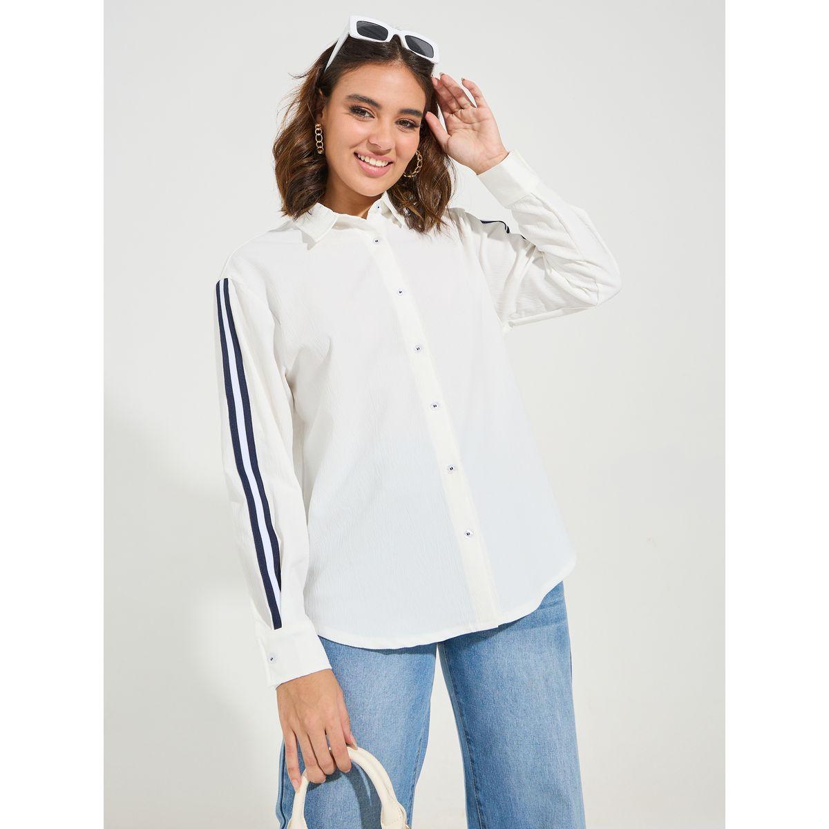بلوزة فضفاضة مطبعة بطبعة كتابة-women-clothing-shirtsandblouses-shirts-image-3