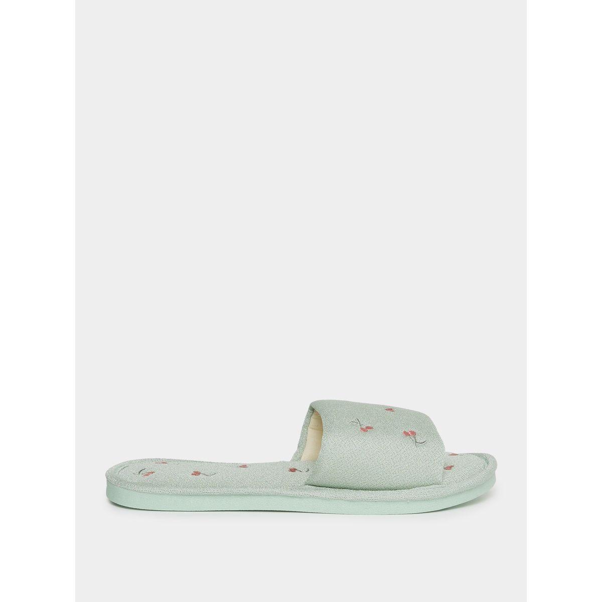 Styli Embroidered Floral Bedroom Slippers-women-shoes-bedroomslippers-image-2