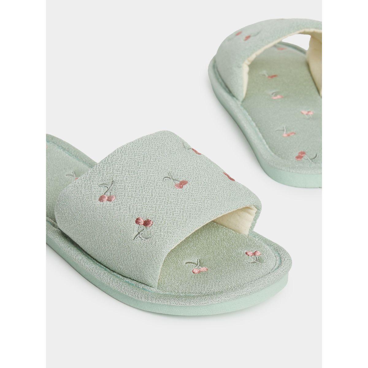 شبشب غرفة نوم مُطرّز بزهور-women-shoes-bedroomslippers-image-4