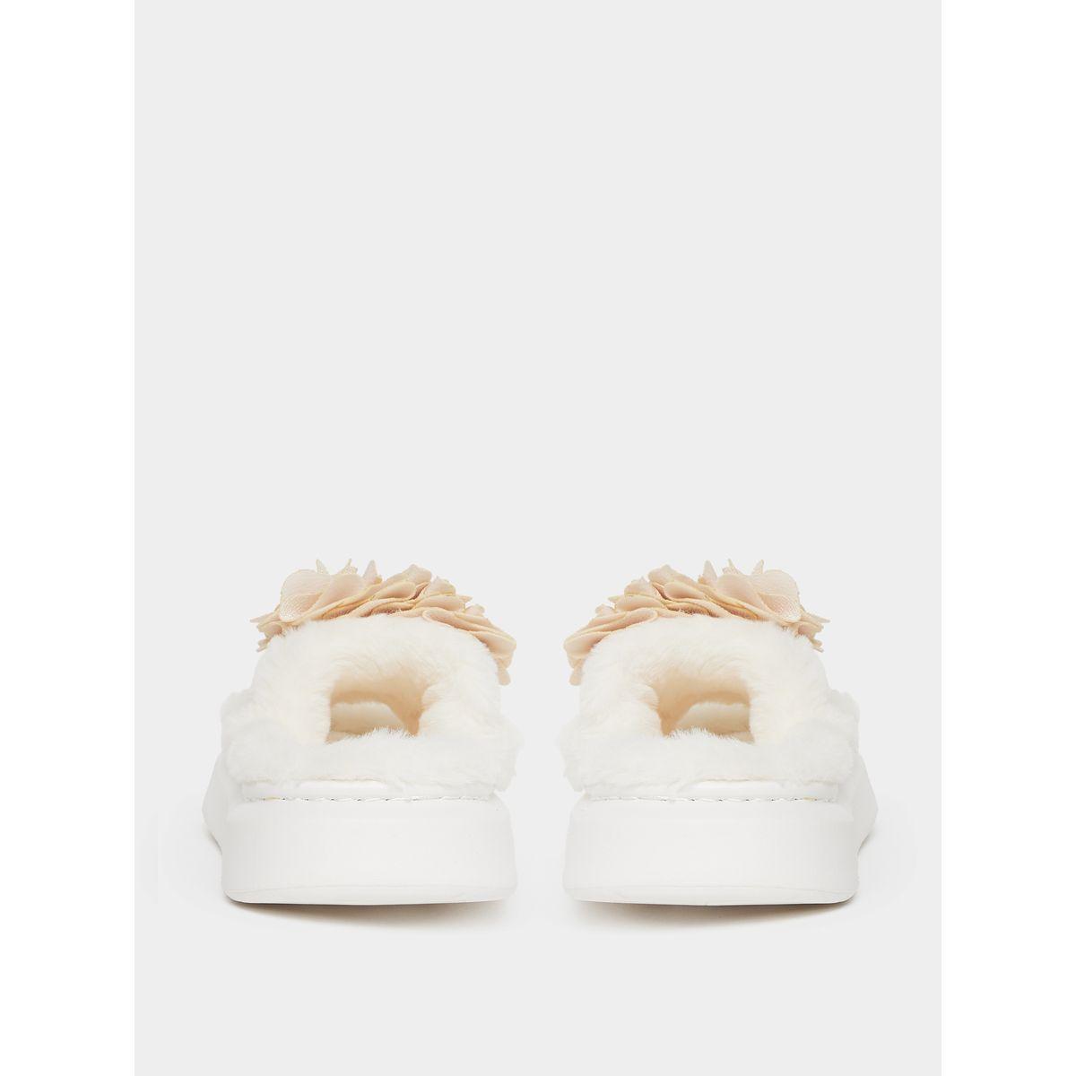 Styli Floral Pleat Bedroom Slippers-women-shoes-bedroomslippers-image-4