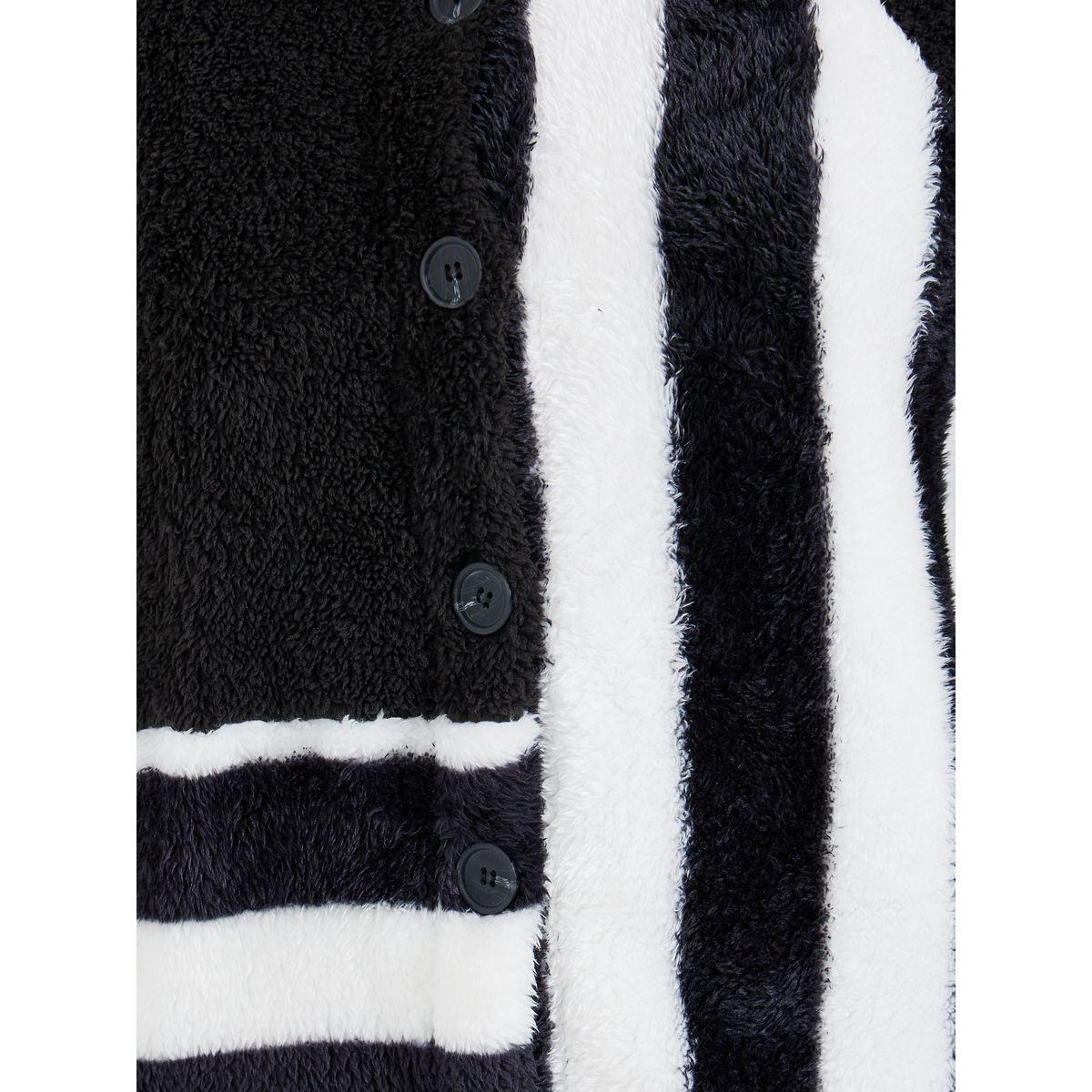 معطف تيدي مخطط بتفاصيل مُتباينة-women-clothing-coatsandjackets-coats-image-4