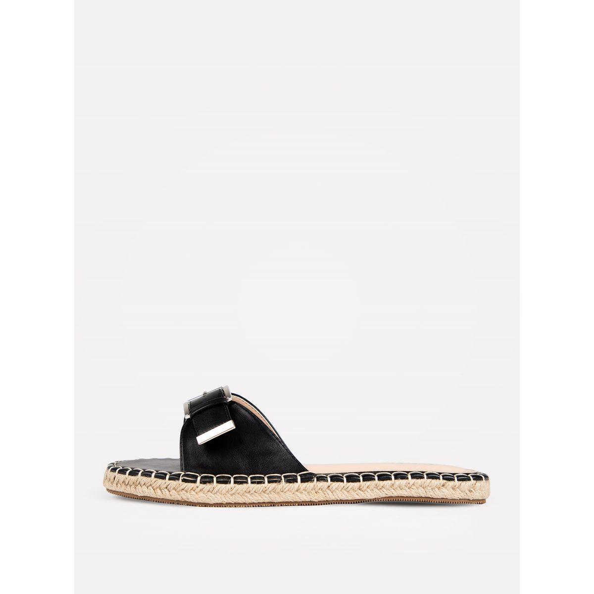 Raid X Styli  Buckle Detail Flat Espadrille Sandals-women-shoes-sandals-flats-image-4