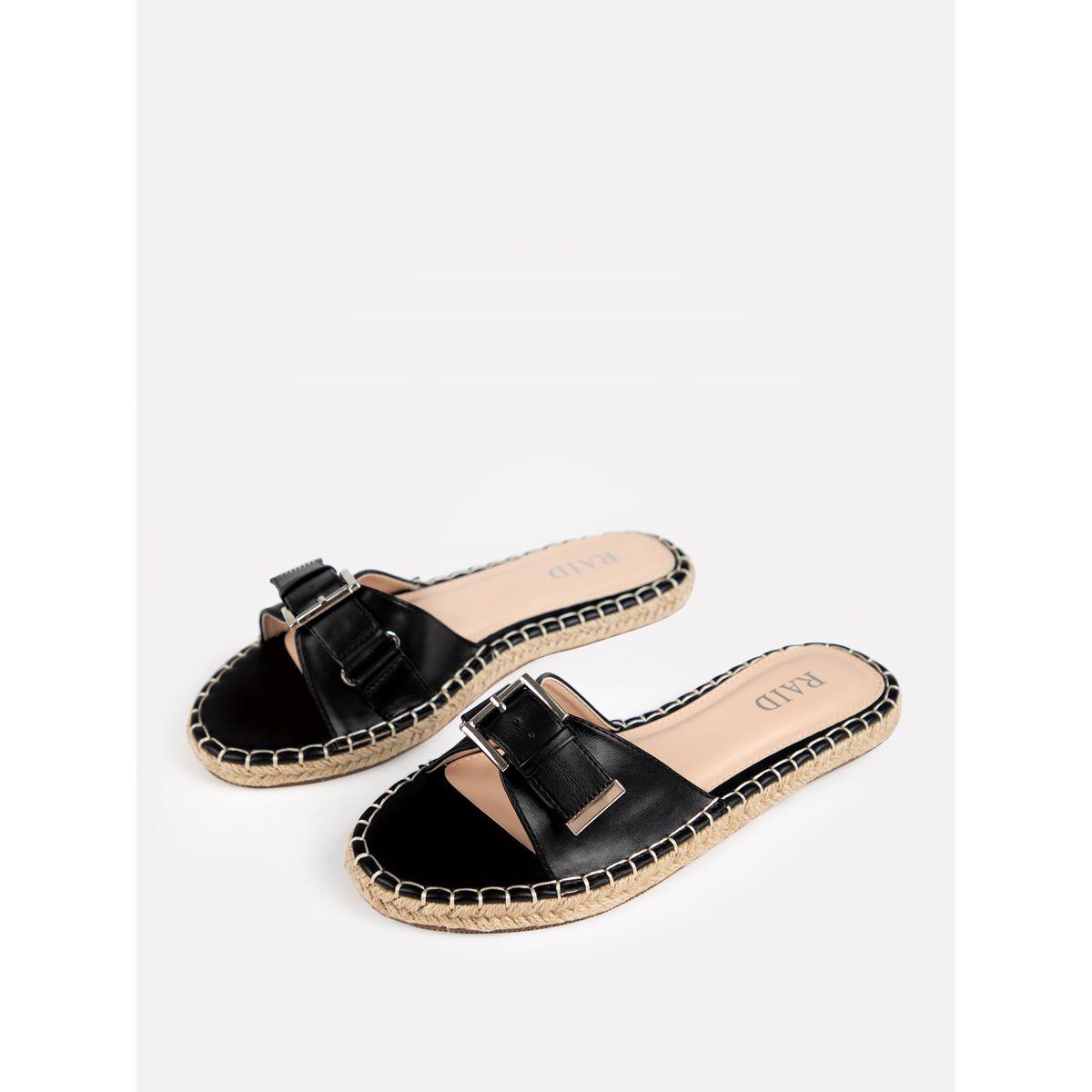 Raid X Styli  Buckle Detail Flat Espadrille Sandals-women-shoes-sandals-flats-image-5
