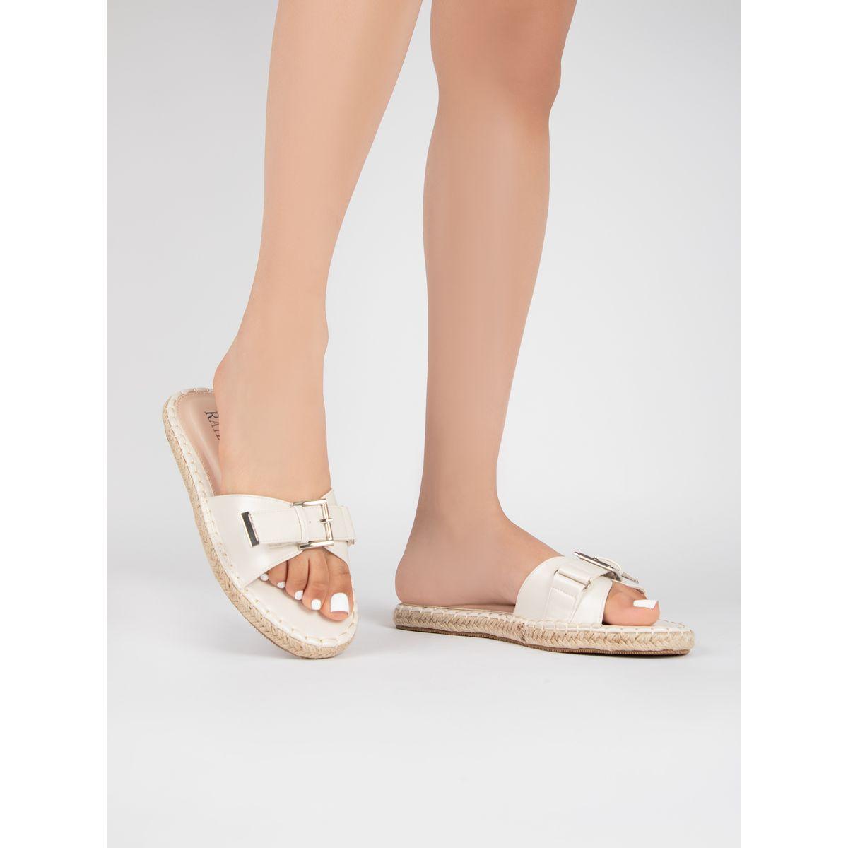 Raid X Styli  Buckle Detail Flat Espadrille Sandals-women-shoes-sandals-flats-image-1
