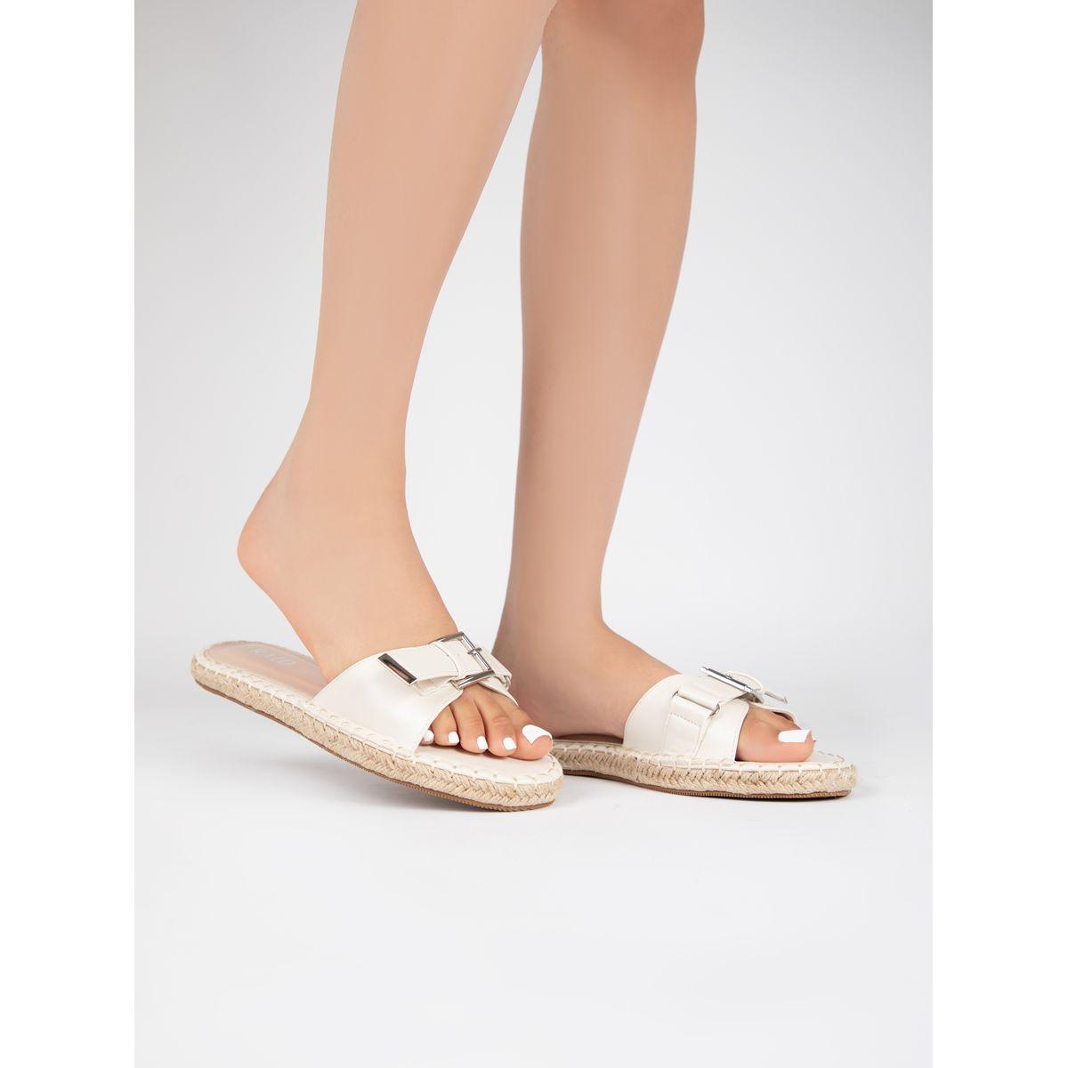 Raid X Styli  Buckle Detail Flat Espadrille Sandals-women-shoes-sandals-flats-image-2