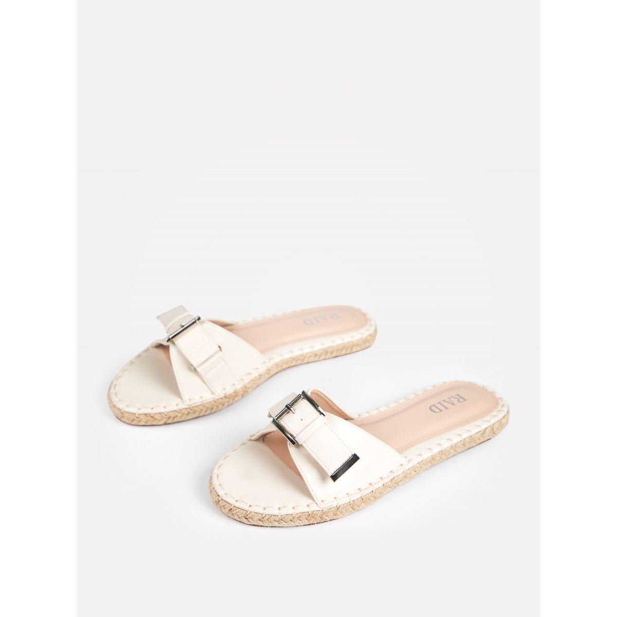 Raid X Styli  Buckle Detail Flat Espadrille Sandals-women-shoes-sandals-flats-image-5