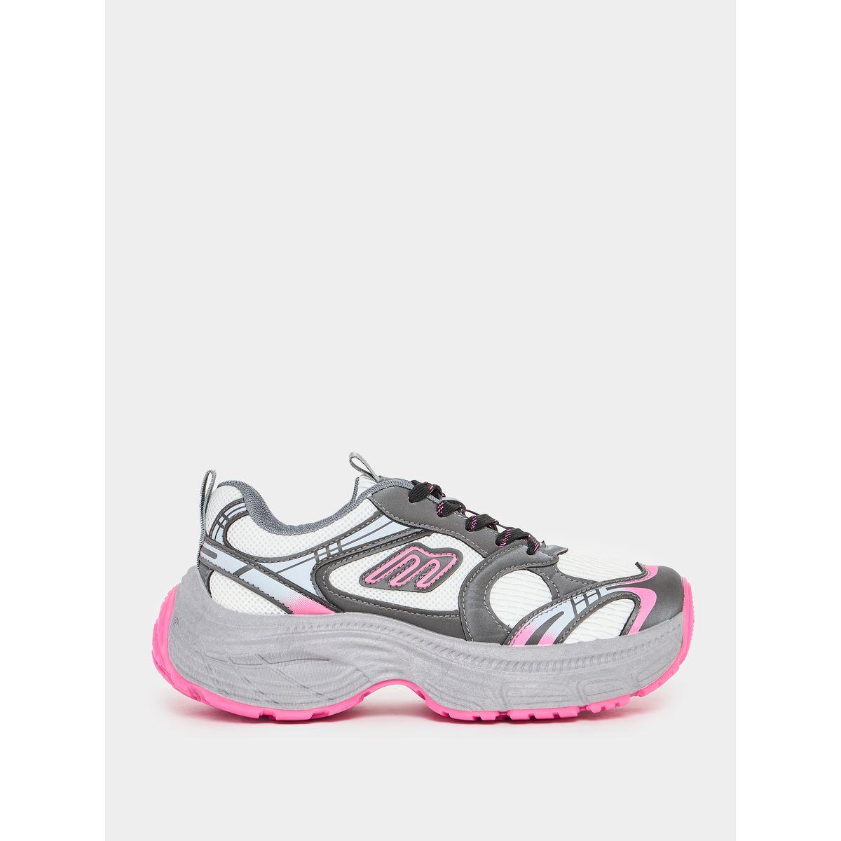 Styli Chunky Mesh Web Design Sneakers-women-shoes-sneakers-image-1