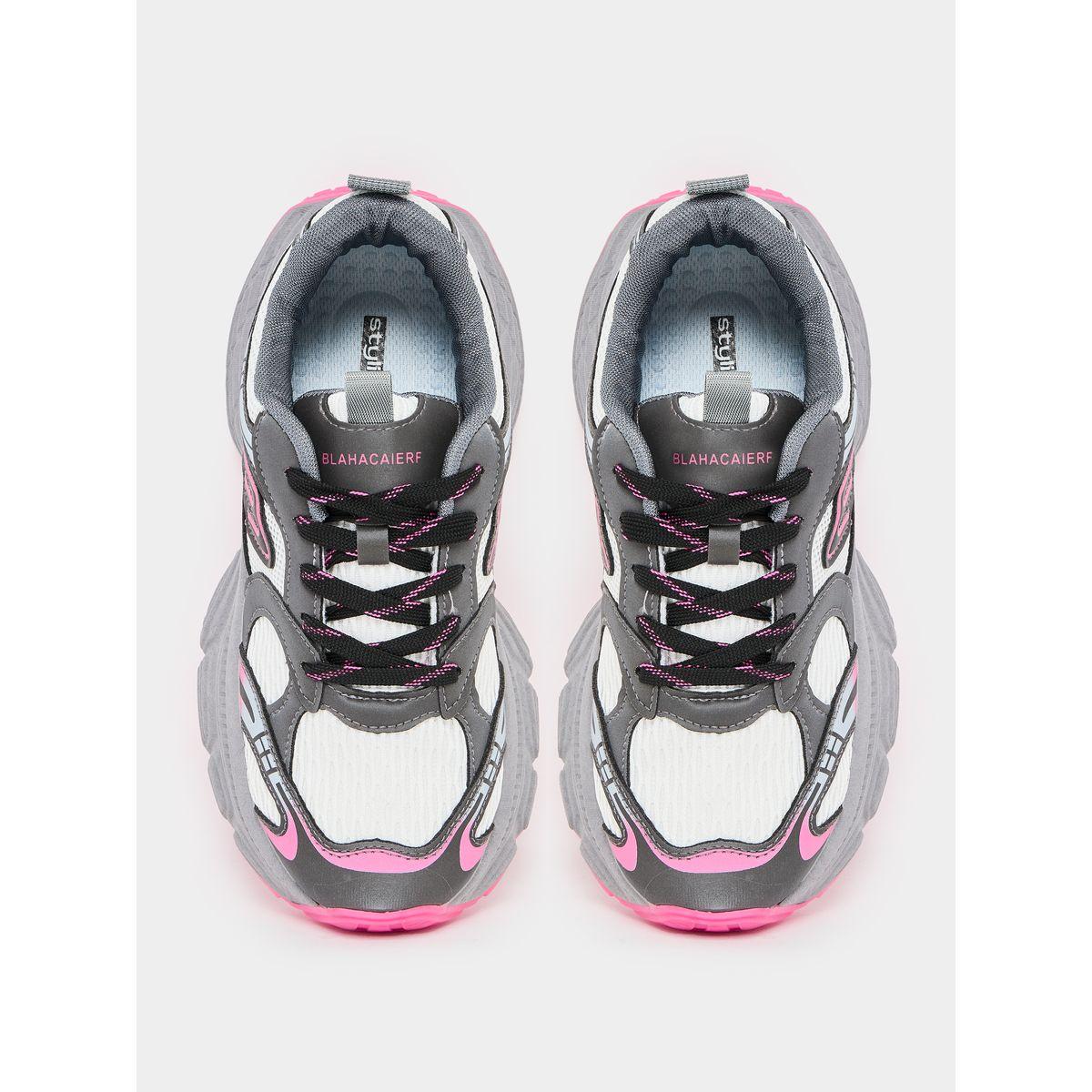 حذاء سنيكرز شانكي بتفاصيل شبكية-women-shoes-sneakers-image-5