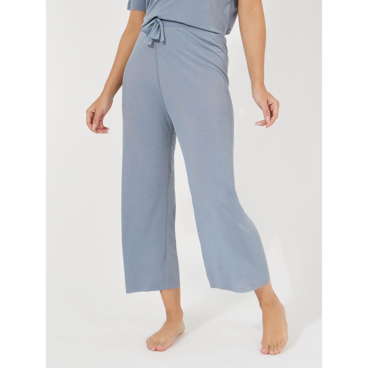 Styli Texture Seamless T-Shirt & Pyjama Set-women-clothing-nightwear-pyjamas-longsets-image-6