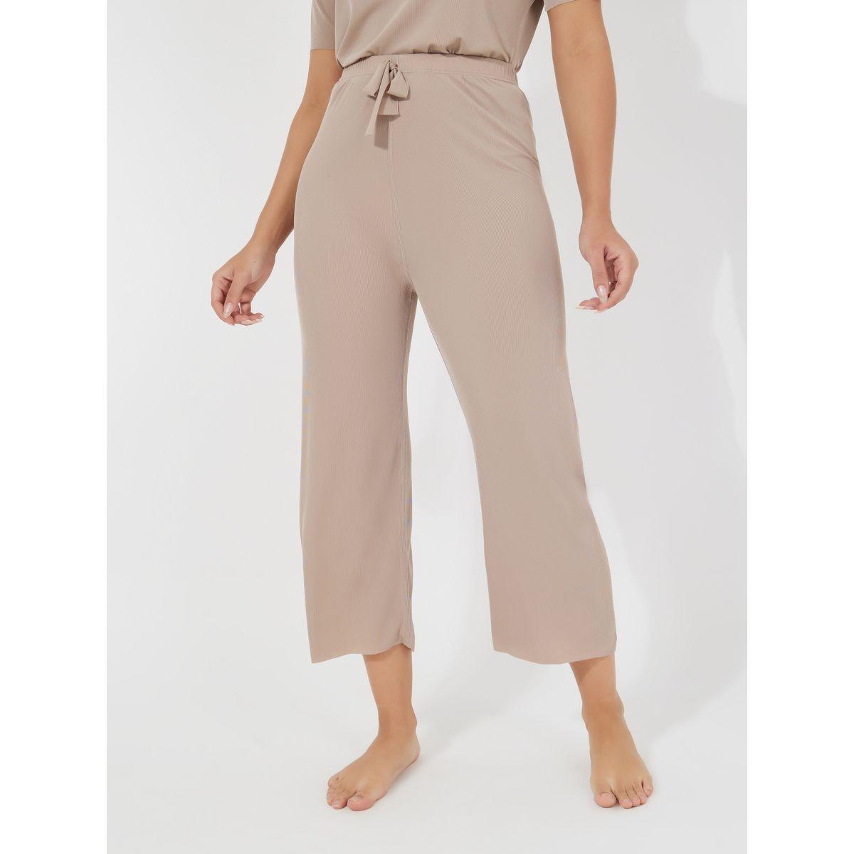 Styli Texture Seamless T-Shirt & Pyjama Set-women-clothing-nightwear-pyjamas-longsets-image-6
