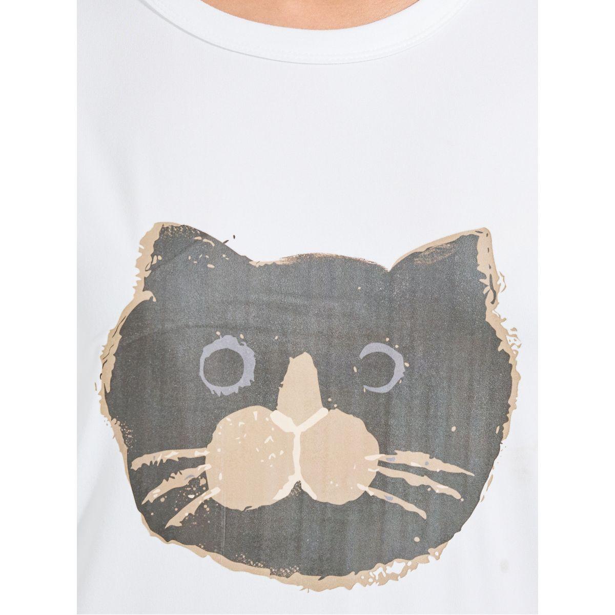 Styli Cat Print T-Shirt & Pyjama Set-women-clothing-nightwear-pyjamas-longsets-image-3