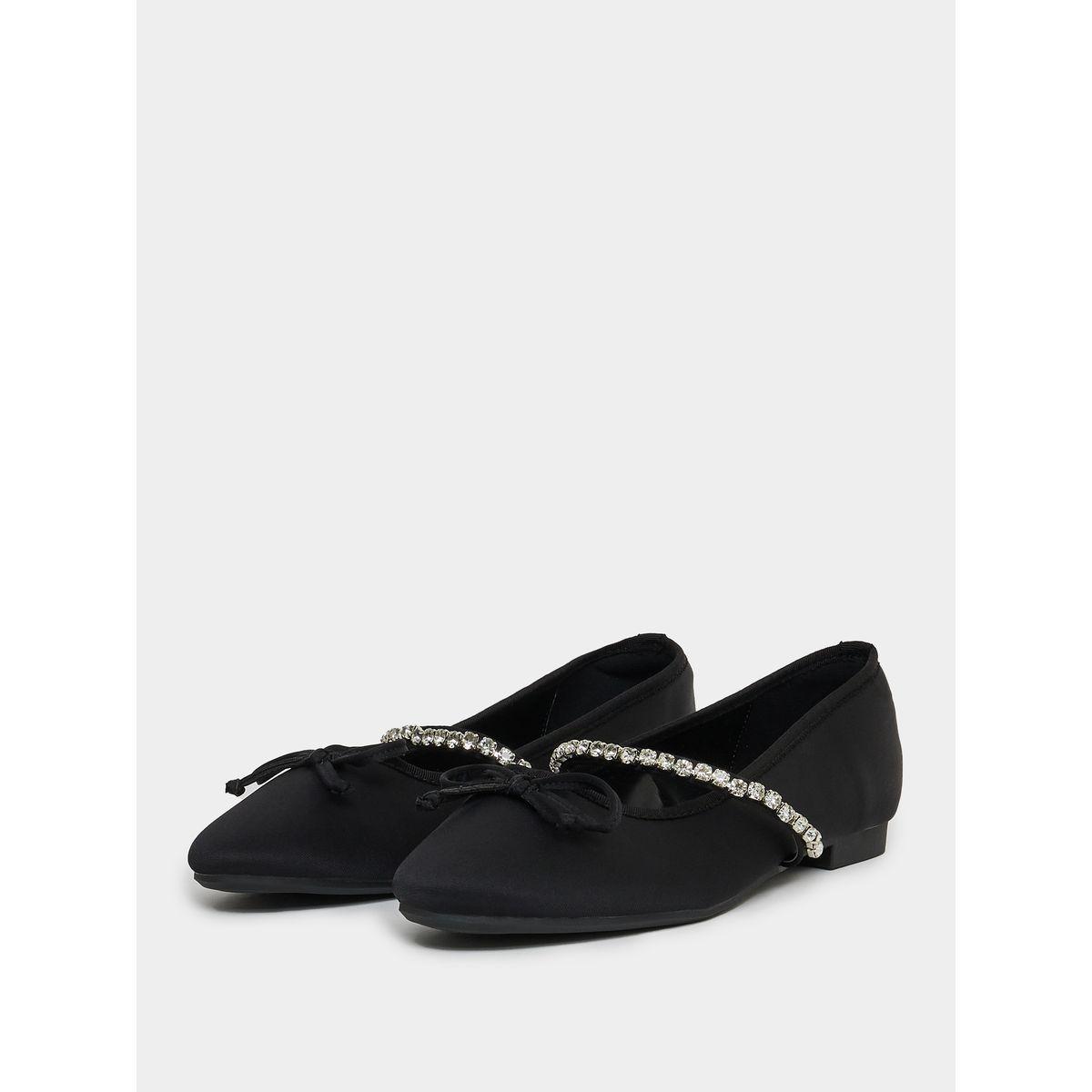 Styli Embellished Strap Ballerina Shoes-women-shoes-loafersandmoccasins-image-1