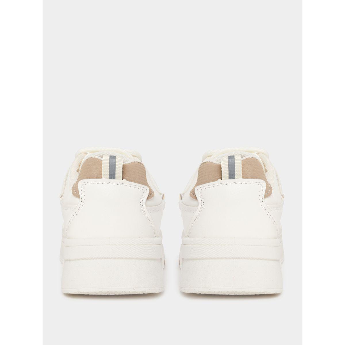 Styli Solid Platform Lace Up Sneakers-women-shoes-sneakers-image-5