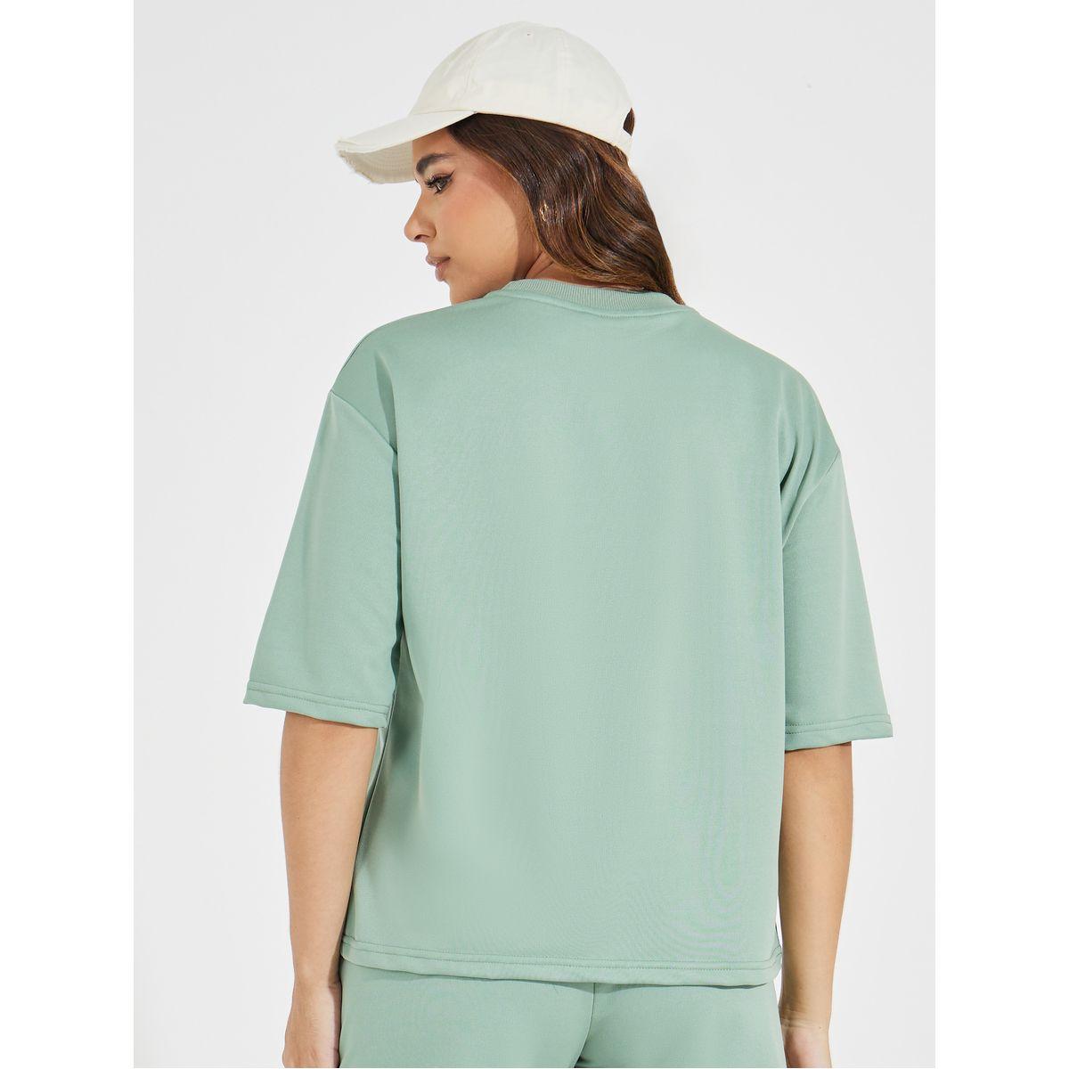 Styli Oversized NY Print T-Shirt with Dropped Shoulder-women-clothing-tshirts-image-4