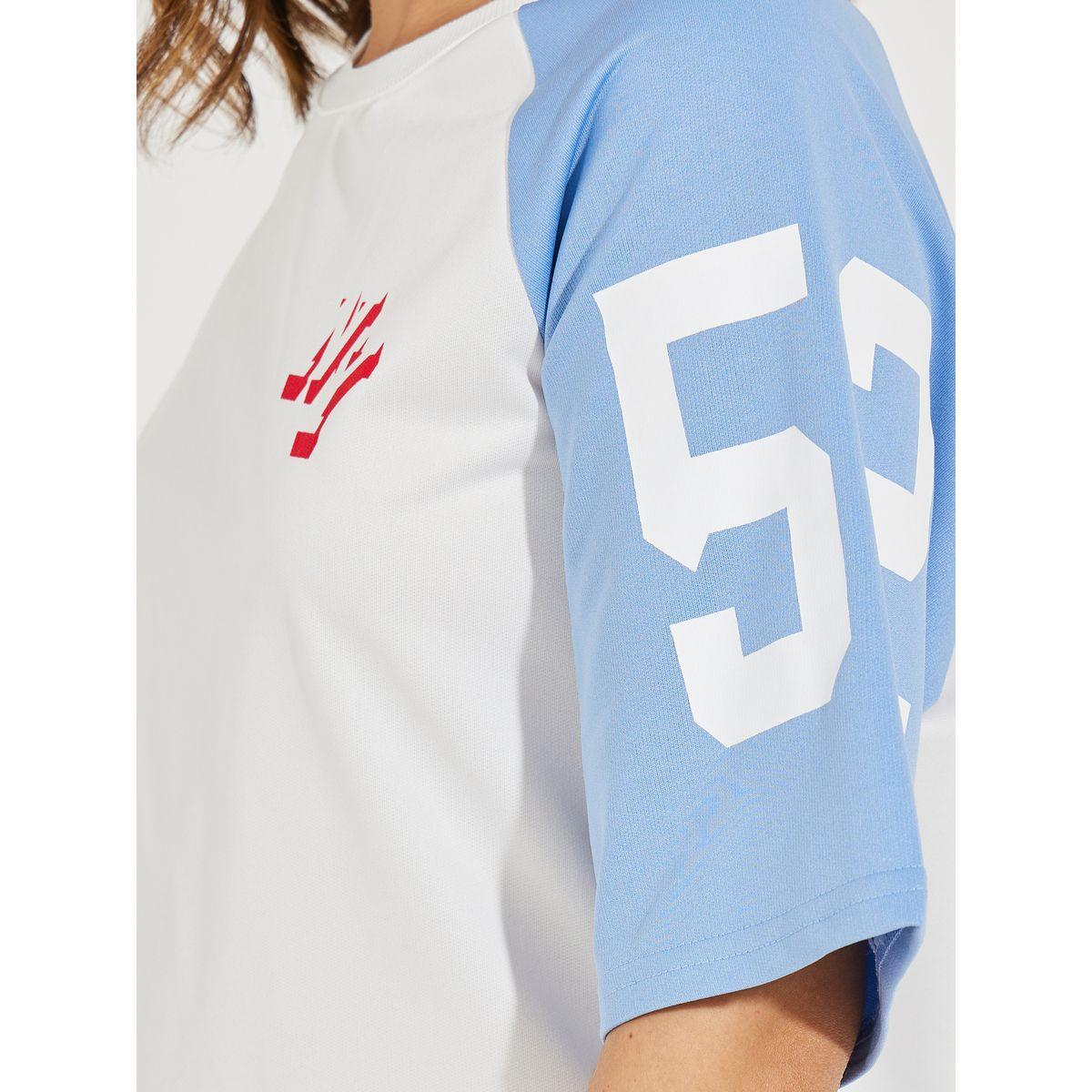 تيشيرت بقصة بوكسي واكمام ريجلان-women-clothing-tshirts-image-3
