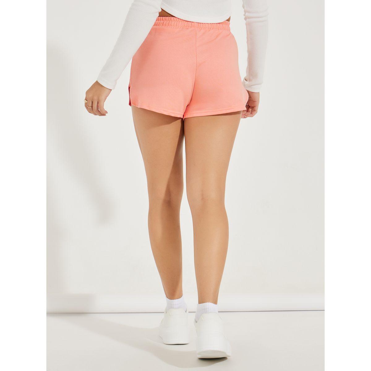 شورت مزين بشعار مع اربطة-women-clothing-bottoms-shorts-image-5