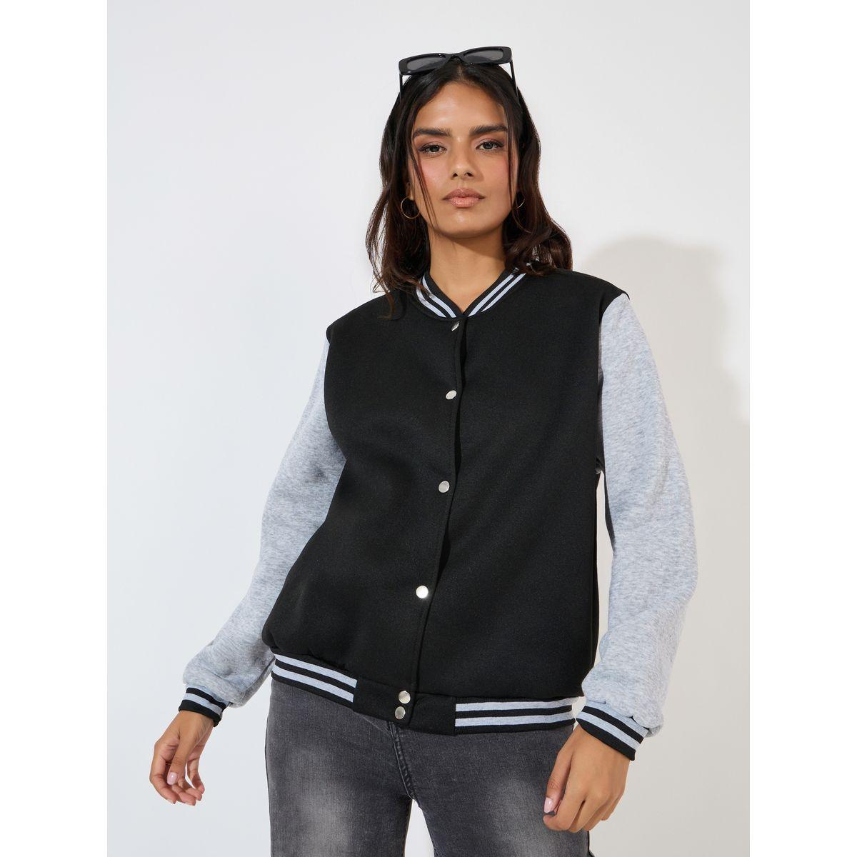 Styli Oversized Longline Varsity Bomber Jacket-women-winterwear-coatsandjackets-jackets-image-3