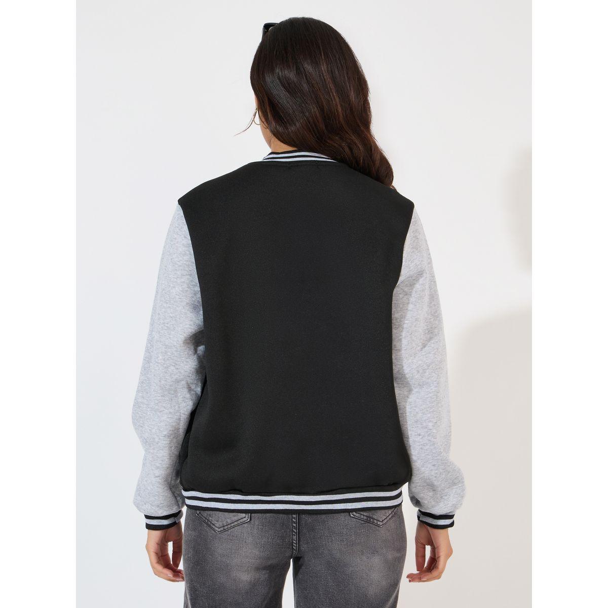 Styli Oversized Longline Varsity Bomber Jacket-women-winterwear-coatsandjackets-jackets-image-6