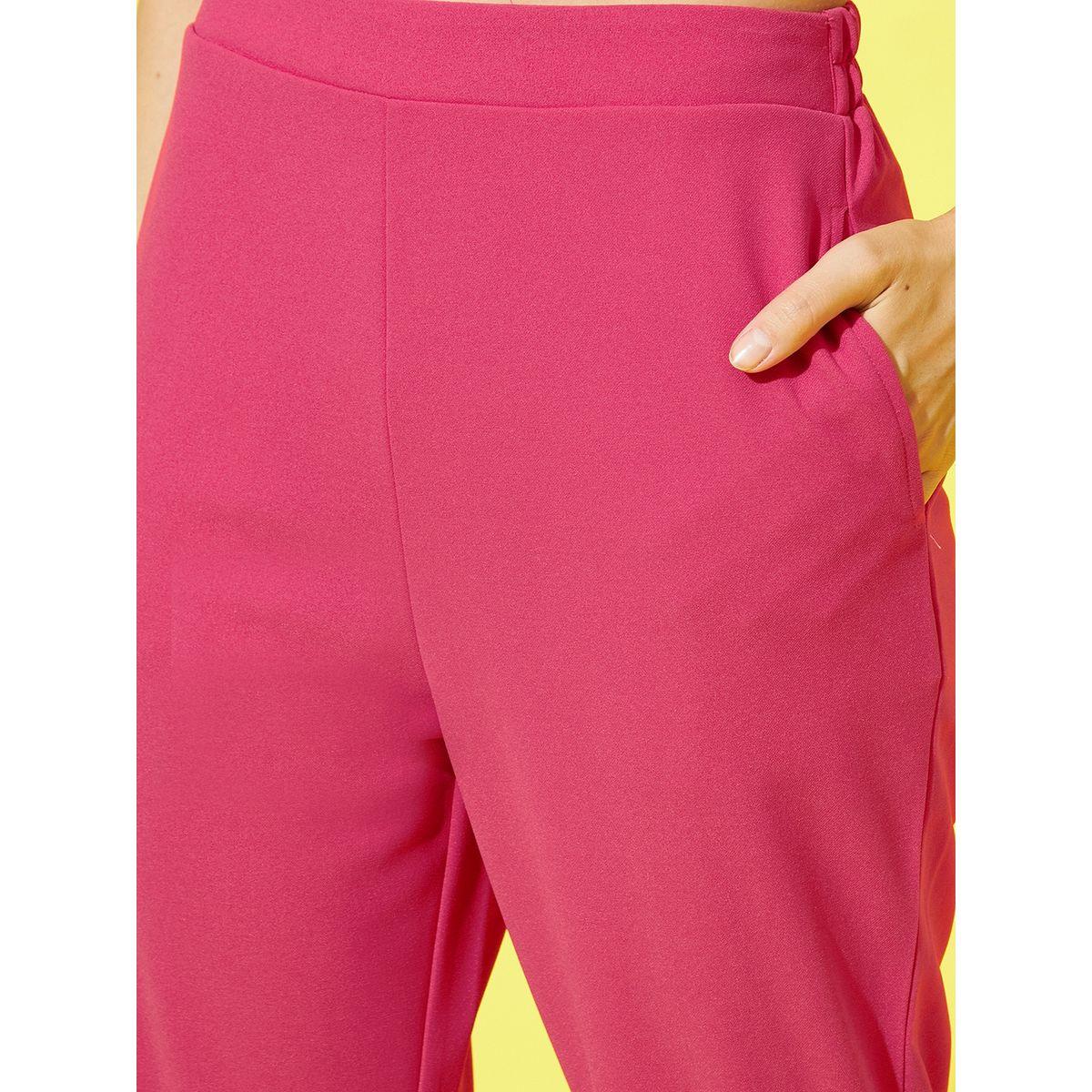طقم منسق من بنطال مع بلوزة بخصر مزين بفتحات أثينا × ستايلي-women-clothing-coordsets-image-3