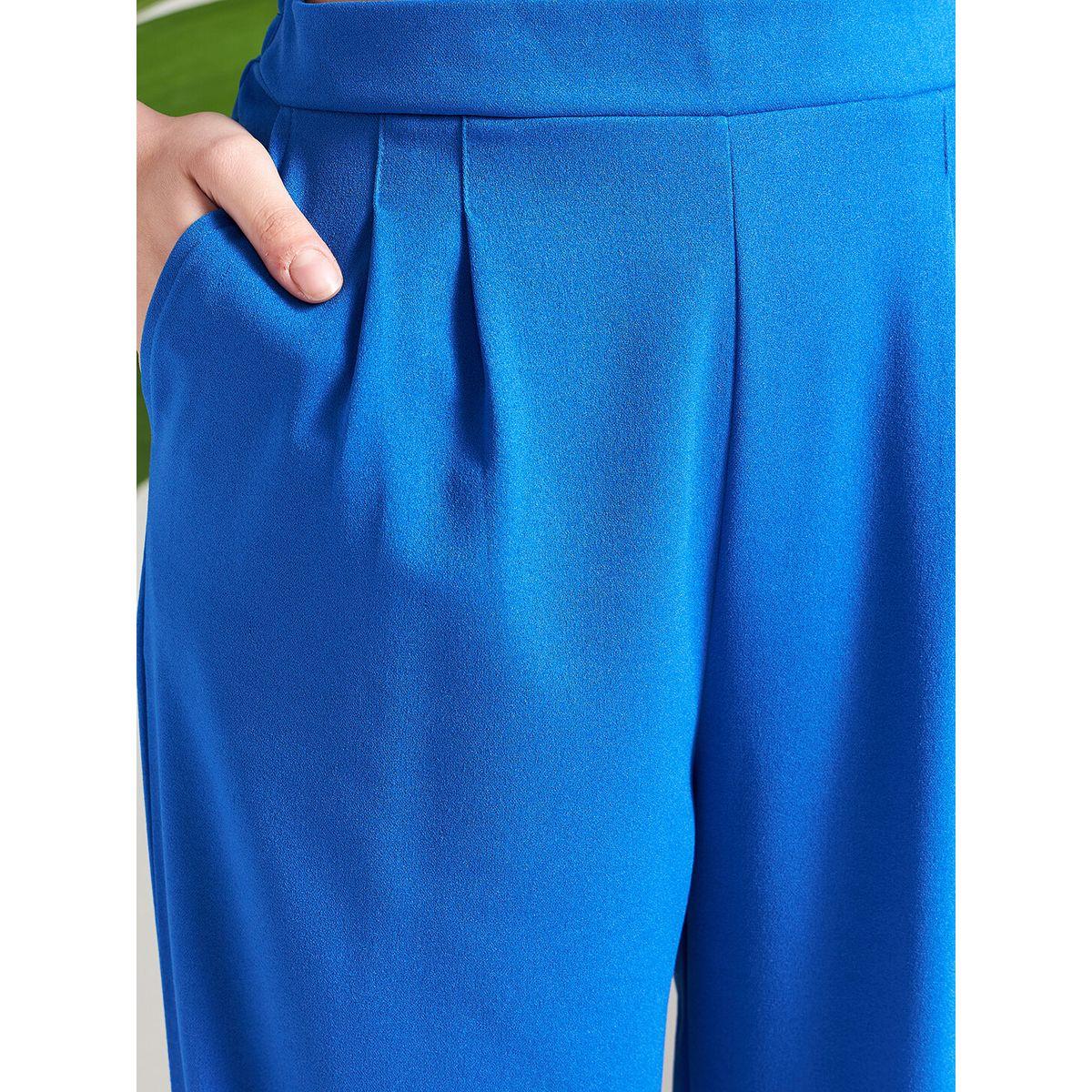 Athena X Styli  Lapel Collar Crop Top & Trousers Co-Ords-women-clothing-coordsets-image-3