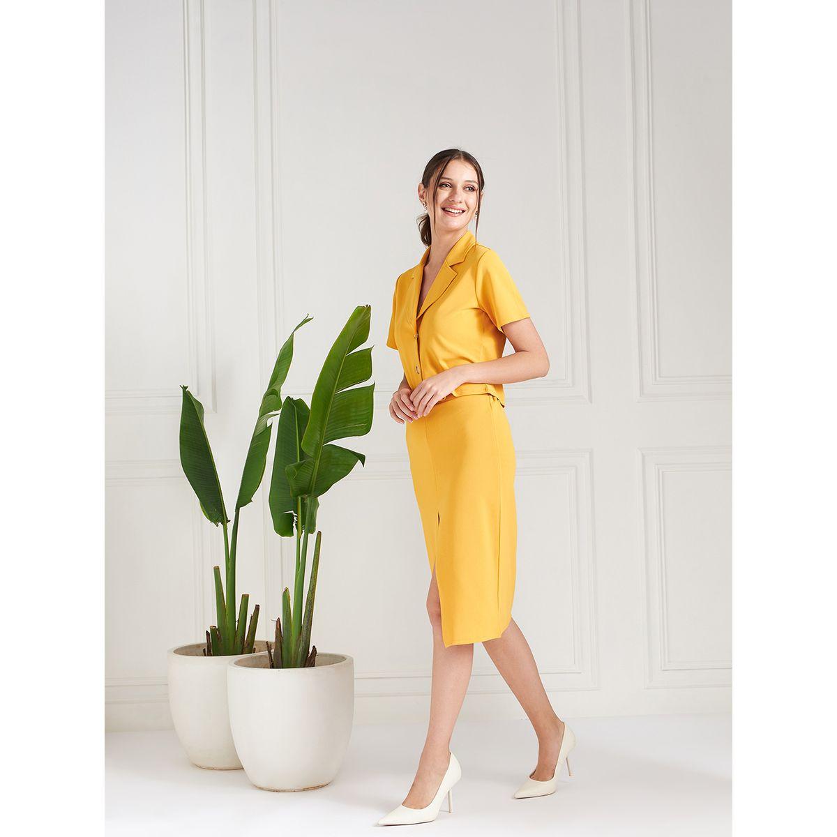 طقم منسق من بنطال مع بلوزة قصيرة أثينا × ستايلي-women-clothing-coordsets-image-7