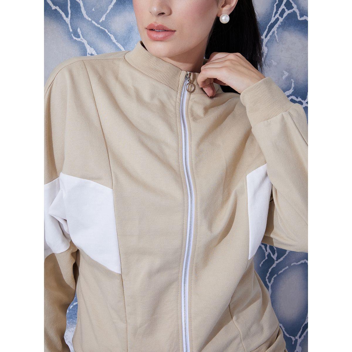 طقم منسق من جوغر وسويت شيرت بنمط كتل الالوان أثينا × ستايلي-women-clothing-coordsets-image-3
