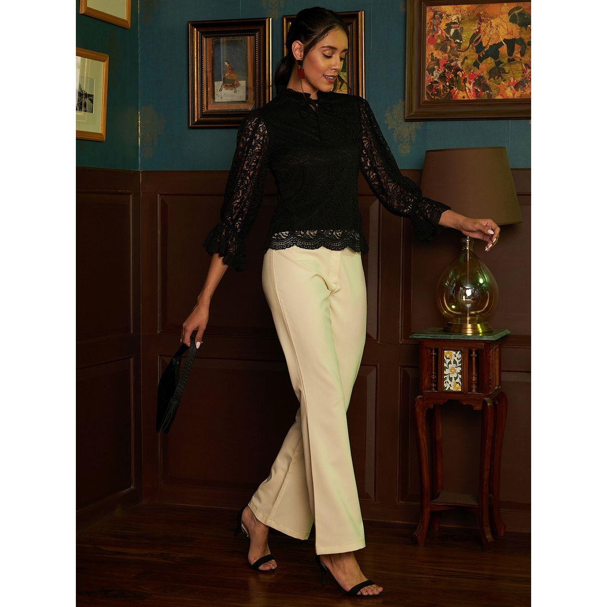 Athena X Styli  Lace Insert Tie-Up Neck Top-women-clothing-shirtsandblouses-blouses-image-5
