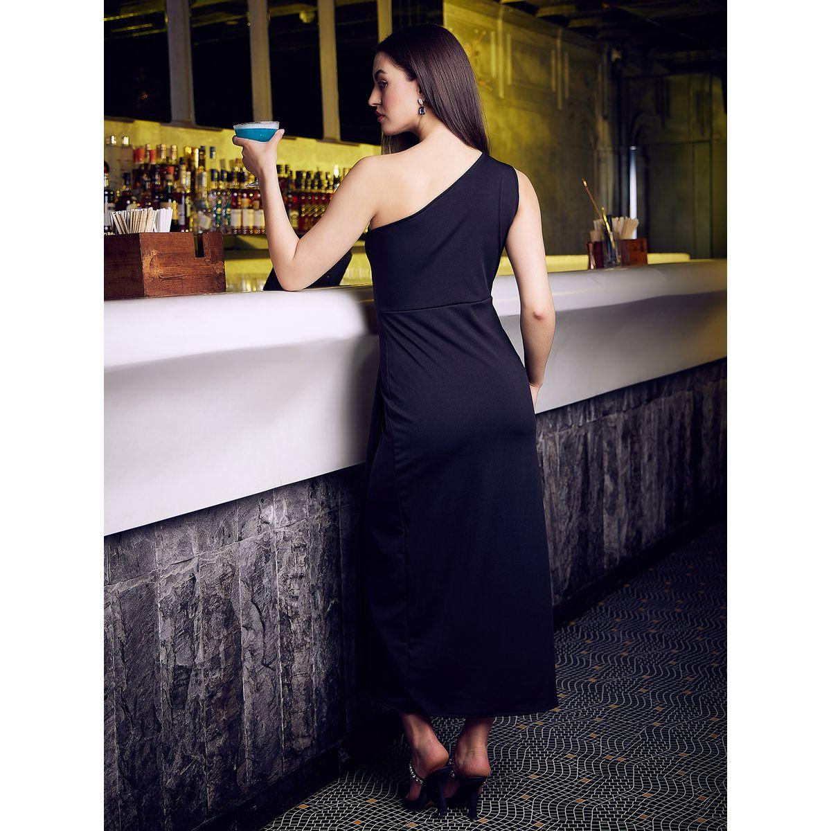 Athena X Styli  One Shoulder Neck Embellished Detail Maxi Dress-women-clothing-dresses-image-5